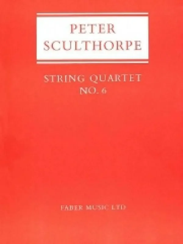 Peter Sculthorpe String Quartet No.6 Streichquartett