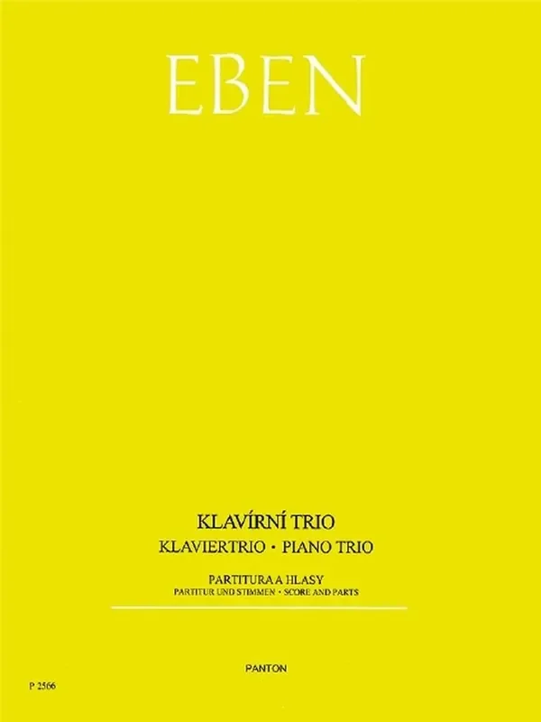 Petr Eben PianoTtrio Klaviertrio