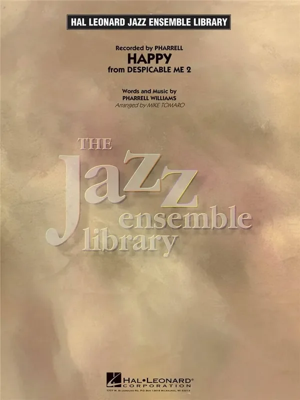 Pharrell Williams Happy (from Despicable Me 2) (Arr. Mike Tomaro) Jazz Ensemble