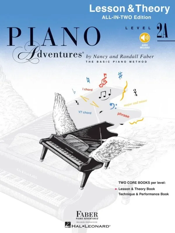 Piano Adventures All-In-Two Level 2A Lesson/Theory