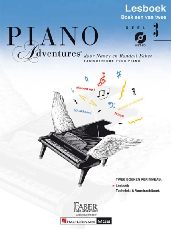 Piano Adventures Lesboek Deel 3 +CD
