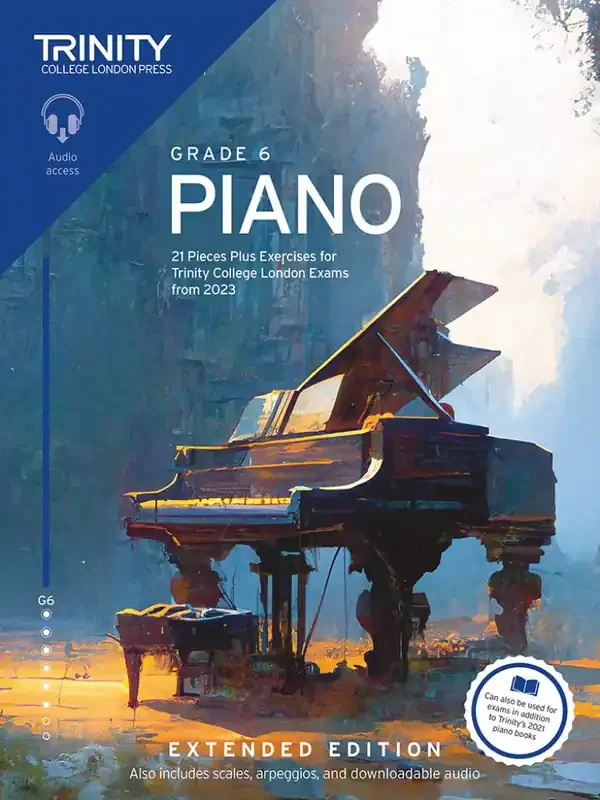 Piano Exam Pieces Plus Exercises 2023 Grade 6 Ext.