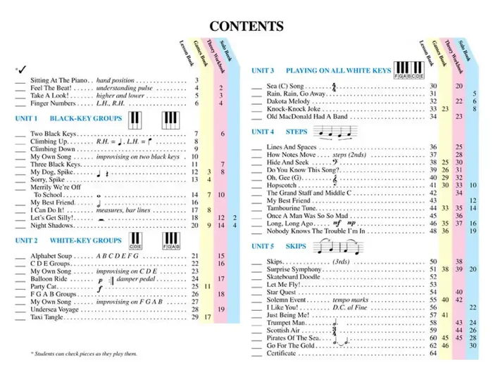 Piano Lessons Book 1