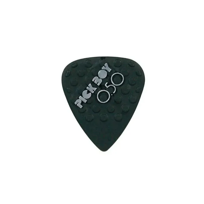 Pickboy Mega Grip picks, nylon 66, 50-pack, 0.50 mm.