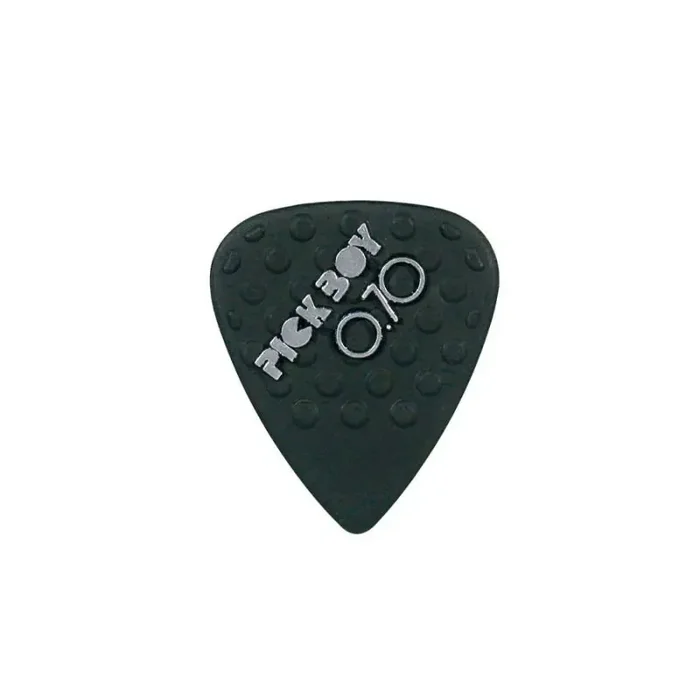 Pickboy Mega Grip picks, nylon 66, 50-pack, 0.70 mm.