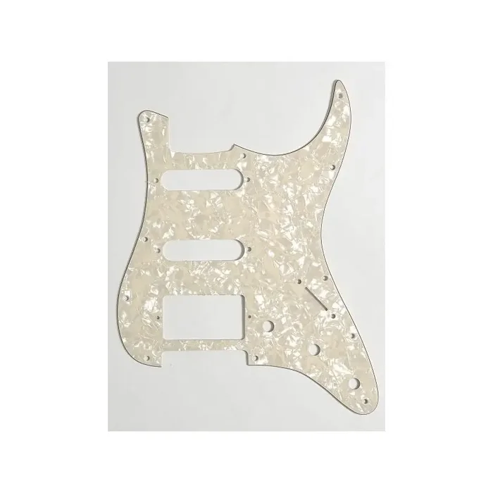 Pickguard for Strat, HSS pearl, 4-laags