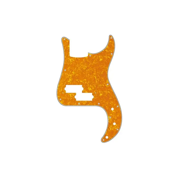 Pickguard P-Bass, 3 ply, pearl yellow, standard