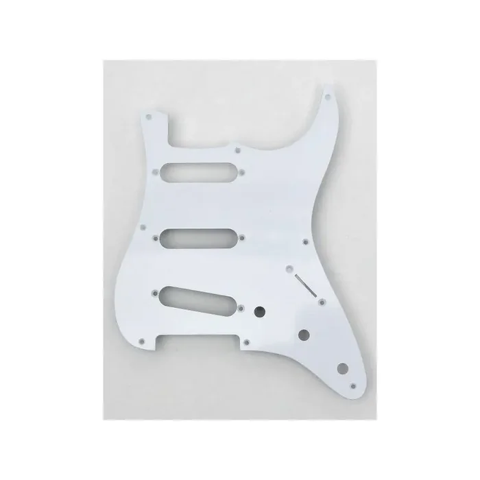 Pickguard Strat SSS Wit 1L 8 holes