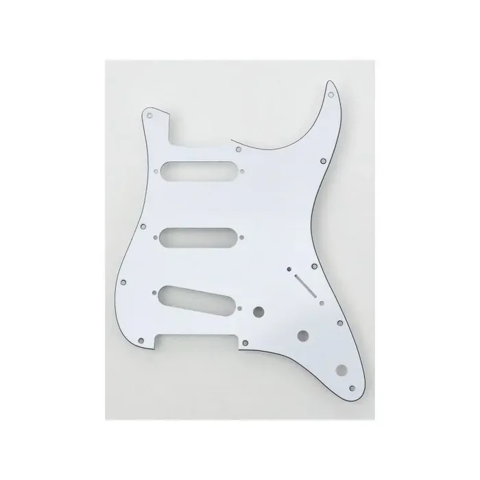 Pickguard Strat SSS Wit 3L USA