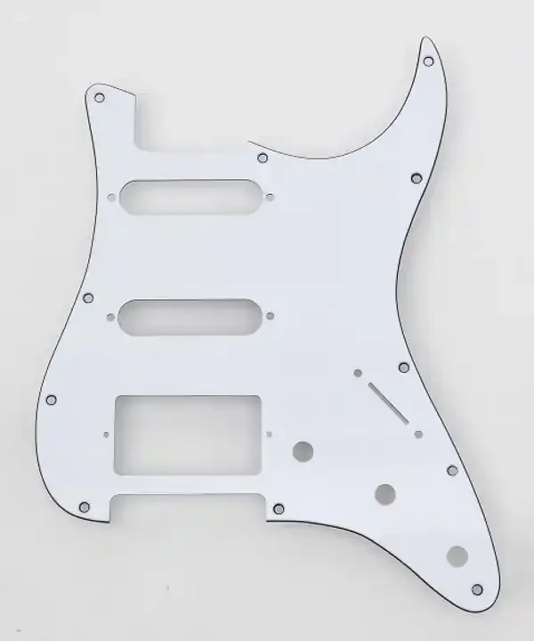 Pickguard Strat-Style HSS weiß, 3-lagig