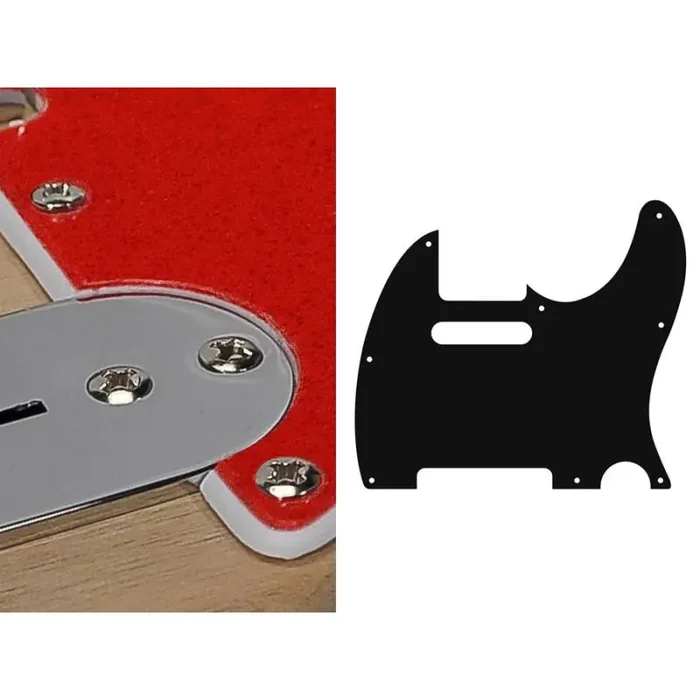 Pickguard Tele, 2 ply, sparkling red, standard
