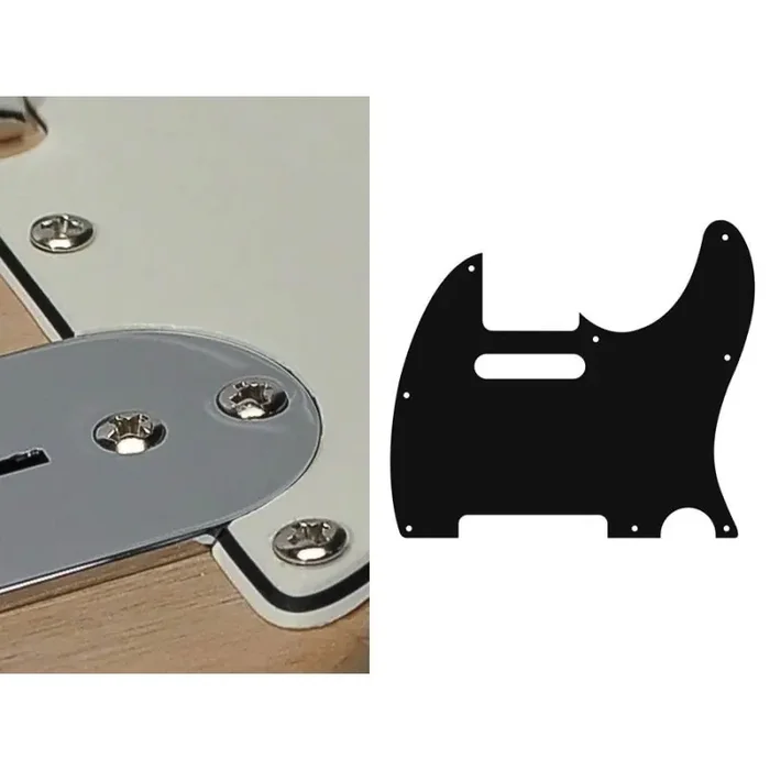 Pickguard Tele, 3 ply, vintage white, standard