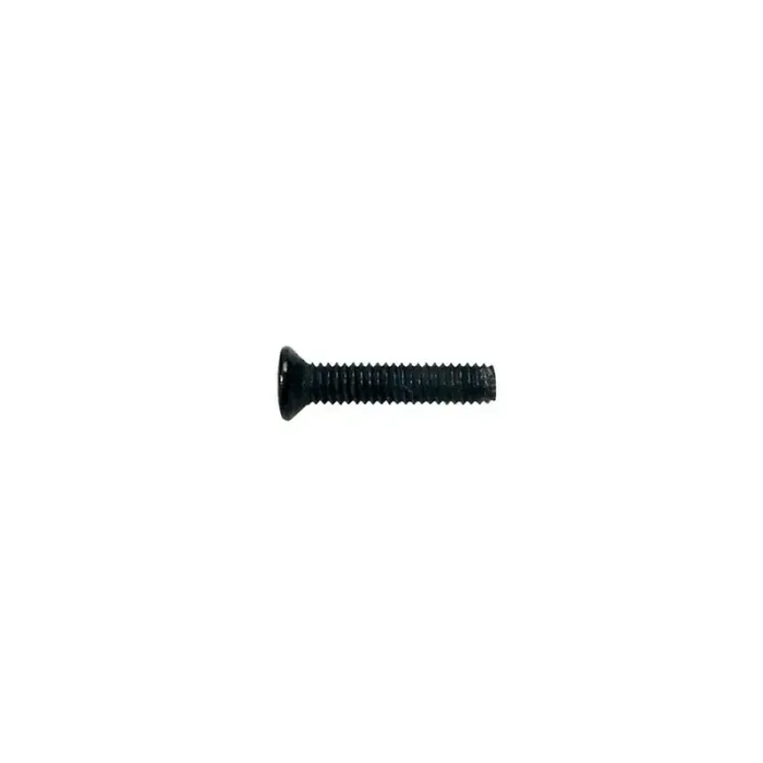 Pickup bolt, black, 2,6x12mm, 12pcs, flat countersunk