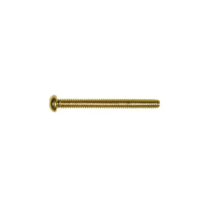 Pickup bolt, gold, 2,4x26mm, 12pcs, dome head, for humbuckers
