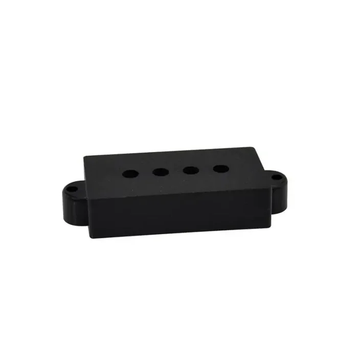 Pickup cover, P-Bass model split coil, black, 2 pcs