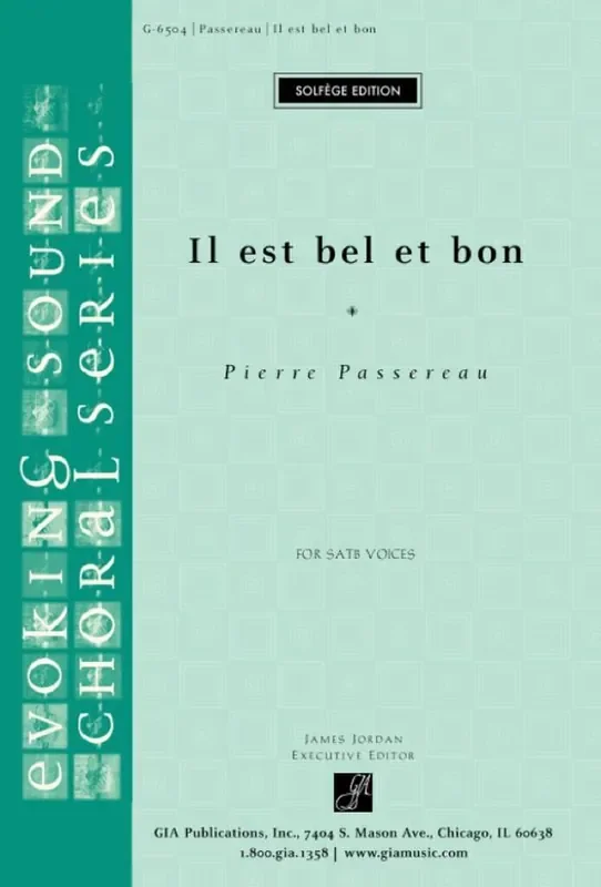 Pierre Passereau Il est Bel et Bon-Instrumental Parts (Arr. Marilyn Shenenberger) Gemischter Chor mit Begleitung