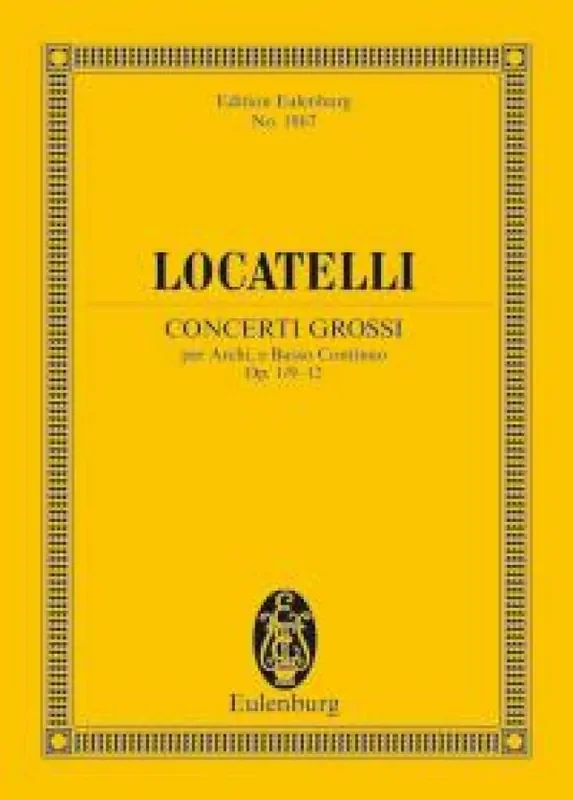 Pietro Locatelli Concertos op. 1 Vol. 3 Orchester