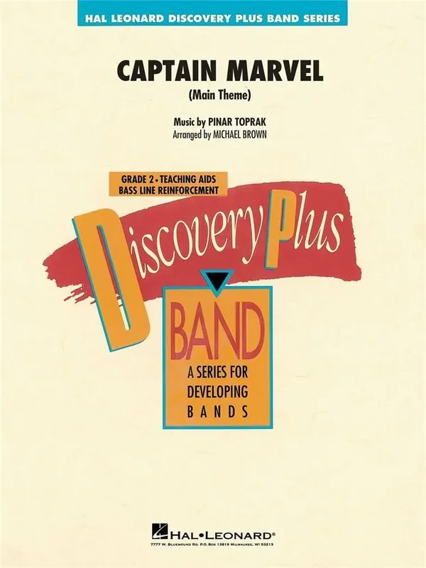 Pinar Toprak Captain Marvel (Main Theme) (Arr. Michael Brown) Blasorchester