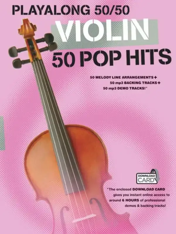 Playalong 50/50 Violin – 50 Pop Hits Violine Solo