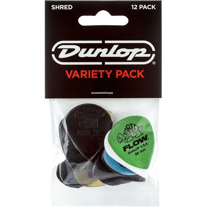 Plektrum Players Pack Shred Tortex Dunlop PVP118 (VP12)