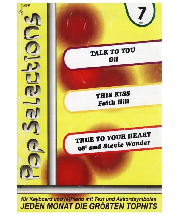 Pop Selections 7 Klaviernoten