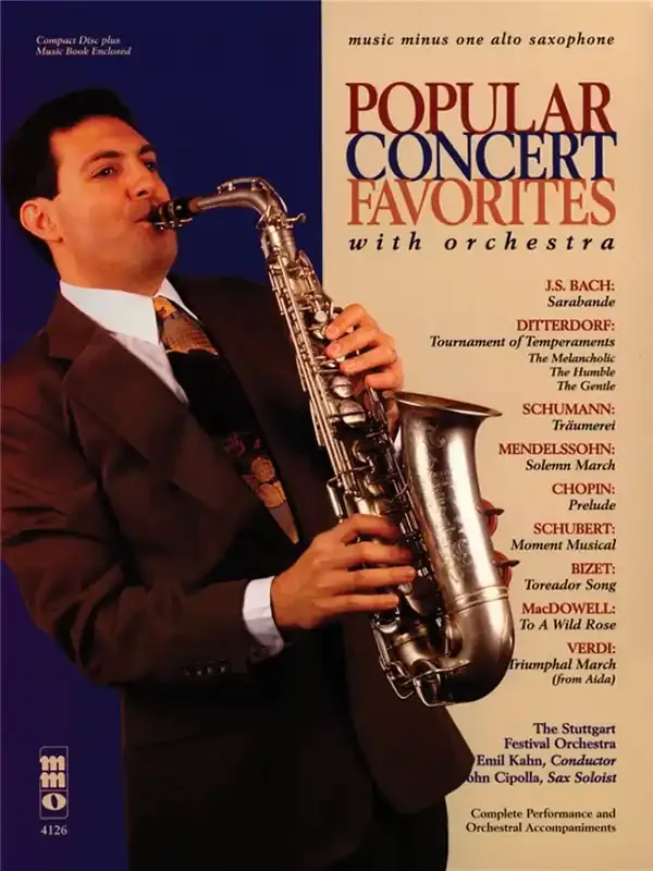 Popular Concert Favorites with Orchestra Saxophon