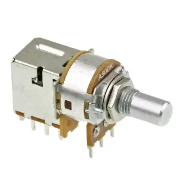 Poti kÛ Push-Pull-Switch Achs-Ý 4/6.3mm