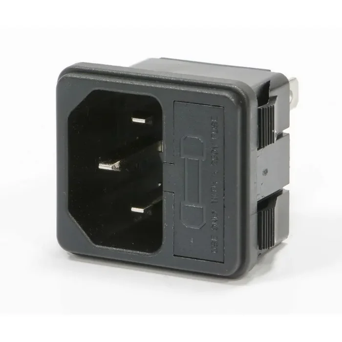 Power Inlet with fuse holder Engl,