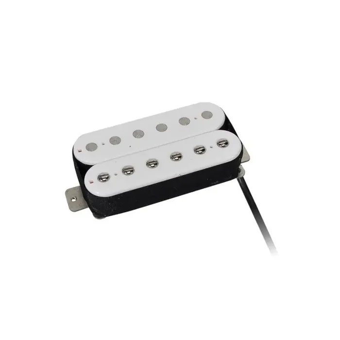Power Rock humbucker, Alnico 5 bar, 4 conductors, waxed formvar wire, 15.0K bridge, white