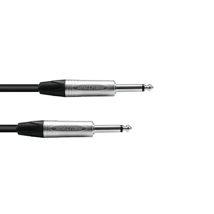 Psso Lautsprecherkabel Klinke 2×2,5 1,5m sw