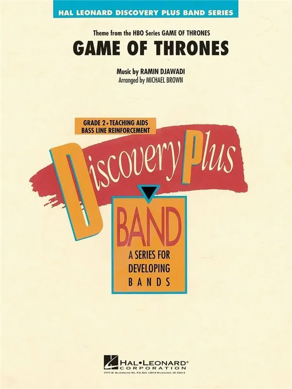 Ramin Djawadi Game of Thrones (Arr. Michael Brown) Blasorchester