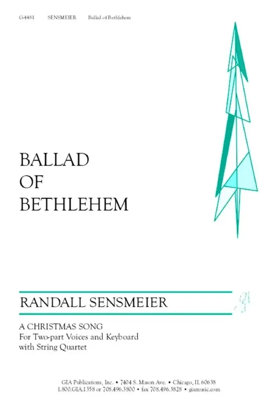 Randall K. Sensmeier Ballad of Bethlehem Gemischter Chor mit Begleitung
