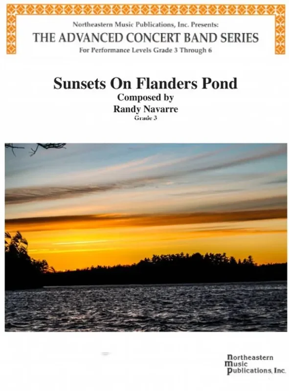 Randy Navarre Sunset On Flanders Pond Blasorchester
