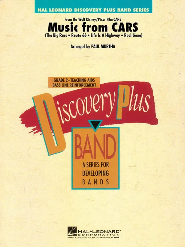 Randy Newman Music From Cars (Arr. Paul Murtha) Blasorchester