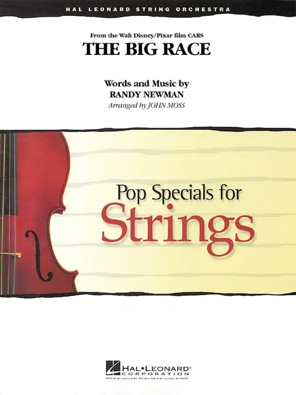 Randy Newman The Big Race (Arr. John Moss) Streichensemble