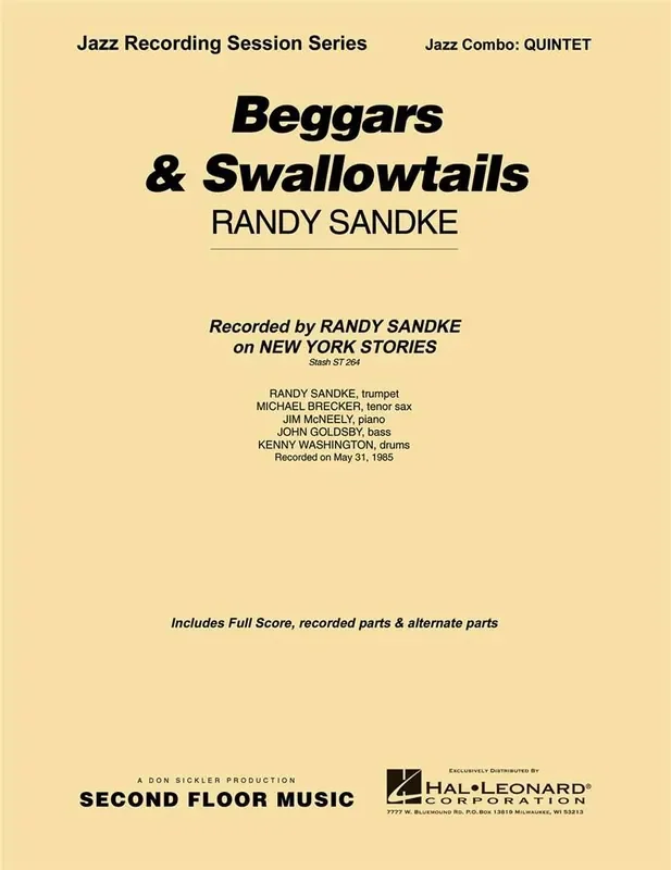 Randy Sandke Beggars & Swallowtails Jazz Ensemble