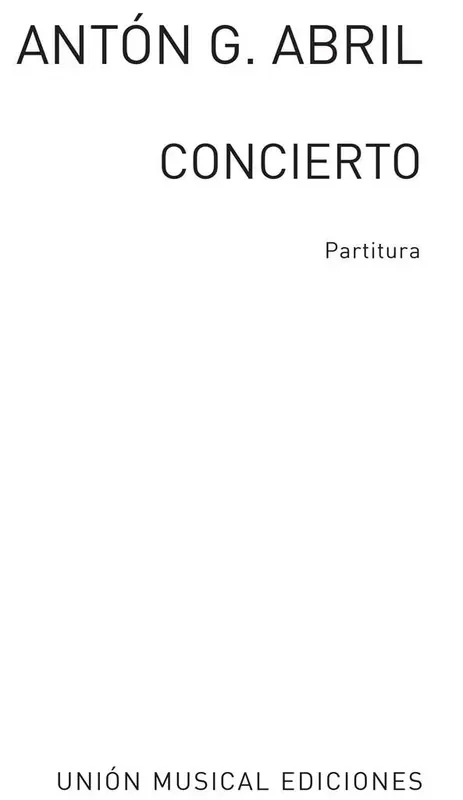 Raquel Abril Ag Concierto Para Instrumentos De Arco Orchester