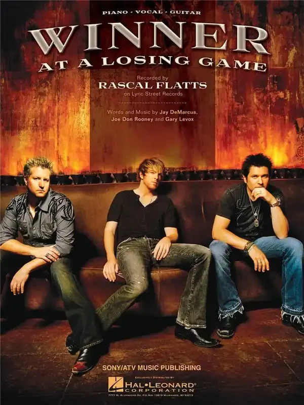 Rascal Flatts Winner at a Losing Game Gesang mit Klavier
