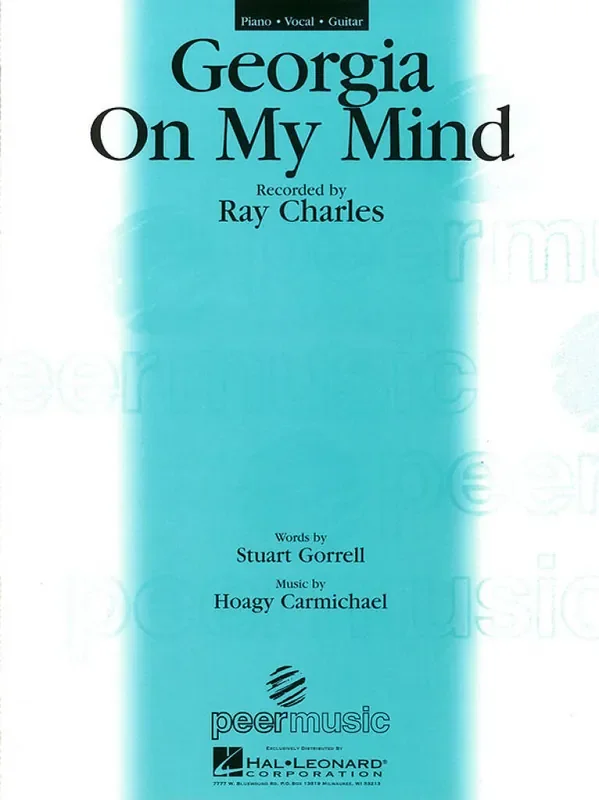 Ray Charles Georgia on My Mind Klavier, Gesang, Gitarre (Songbooks)