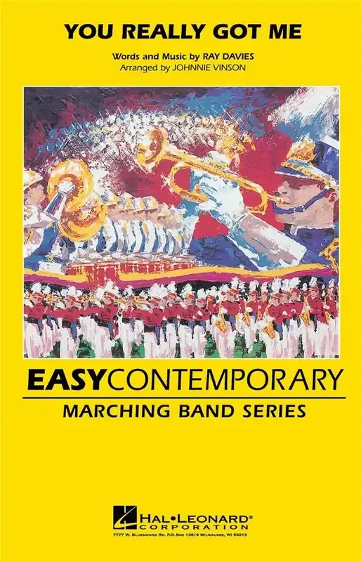 Ray Davies You Really Got Me (Arr. Johnnie Vinson) Marching Band