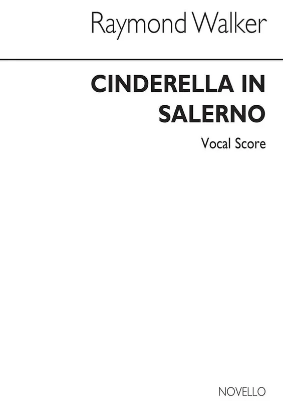 Raymond Walker Cinderella In Salerno Gesang mit Klavier