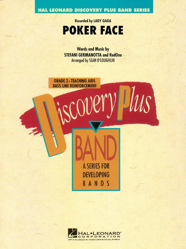RedOne Poker Face (Arr. Sean O‘Loughlin) Blasorchester