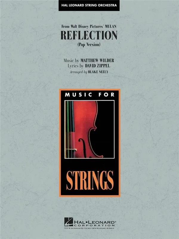 Reflection (Arr. Blake Neely) Streichensemble