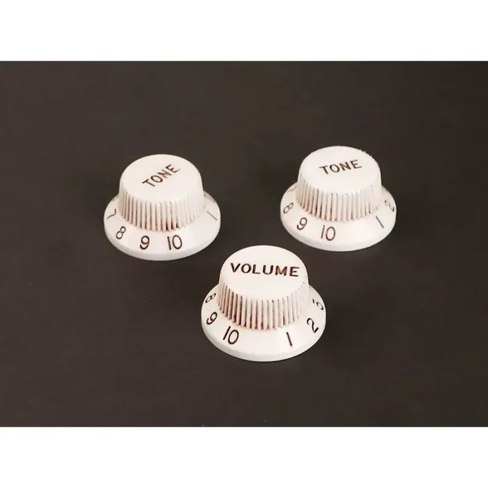 Relic Series bell knob Strat set VTT, white relic