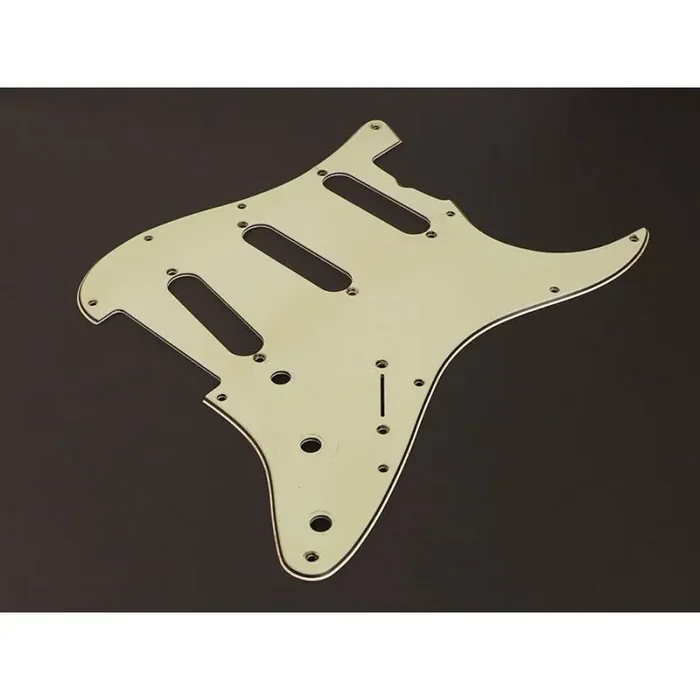 Relic Series pickguard Strat SSS, 3 ply mint ivory relic