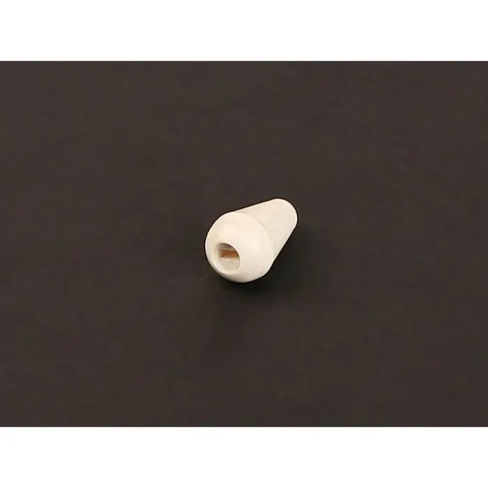 Relic Series switch cap Strat, metric size, 3,5mm, fits import switch, white Relic
