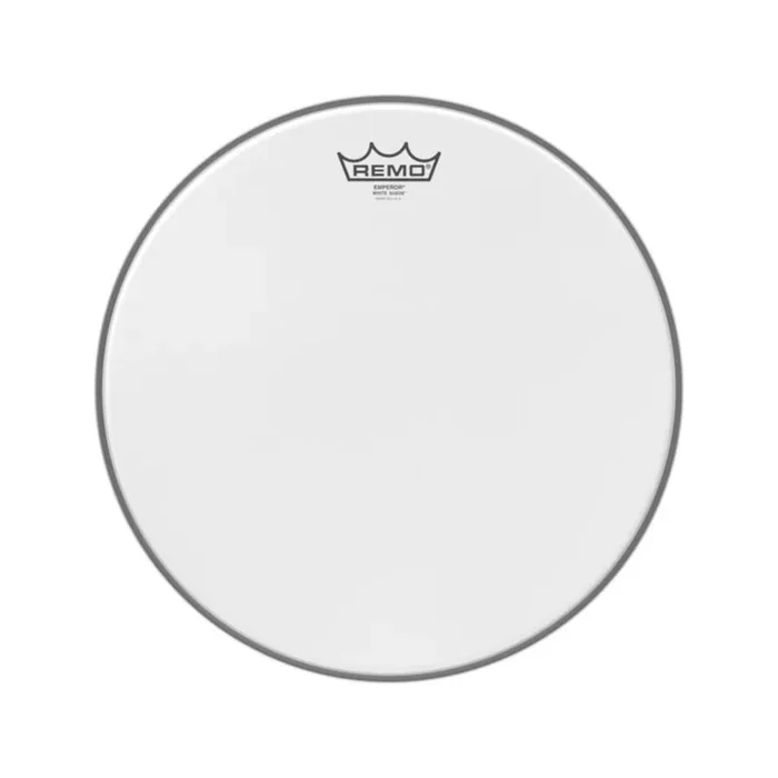 Remo 10″ Emperor White Suede