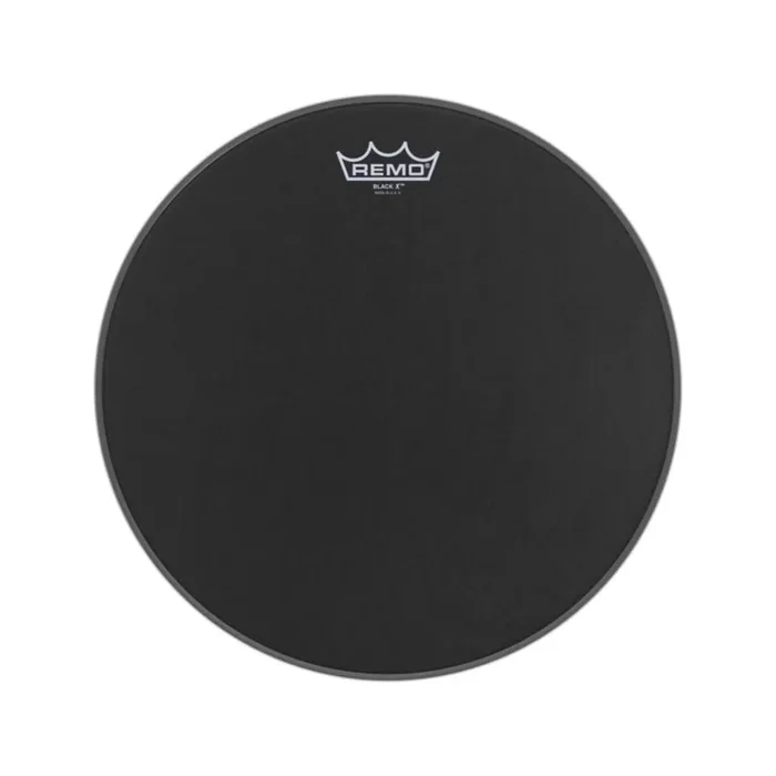 Remo 12″ Emperor X Black Suede