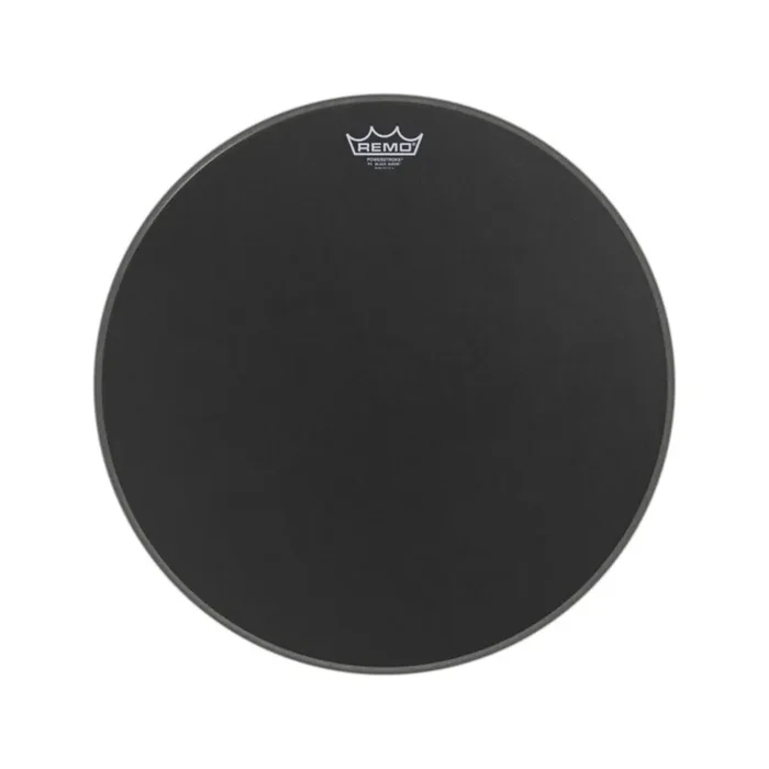 Remo 22″ Powerstroke 3 Black Suede