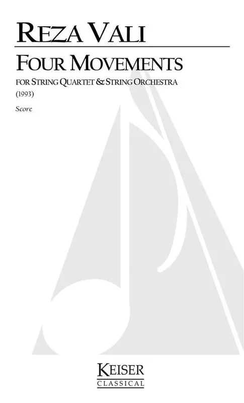 Reza Vali 4 Movements for String Quartet and Orchestra Orchester